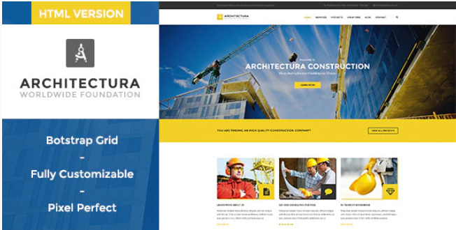 Architectura - Construction HTML Template