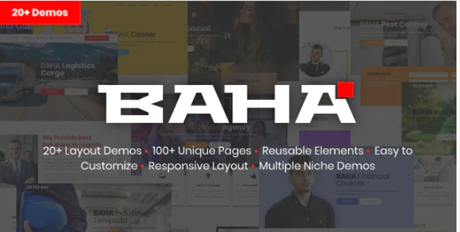 BAHA - Responsive Multi-Purpose HTML Template