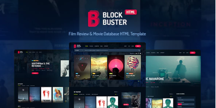 BlockBuster - Film Review & Movie Database HTML Template