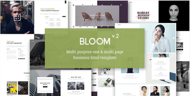 Bloom - One & Multi Page Business HTML Template