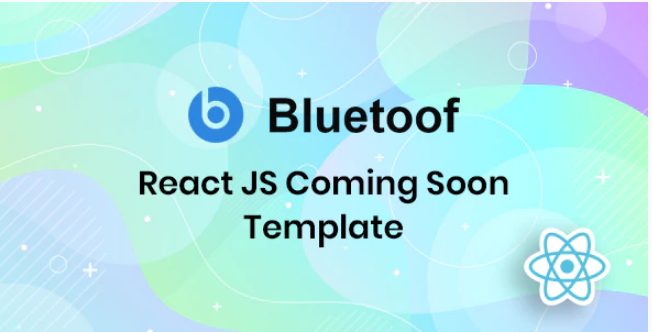 Bluetoof - React JS Coming Soon Template