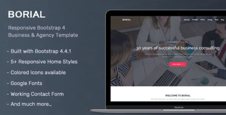 Borial - Business & Agency Template
