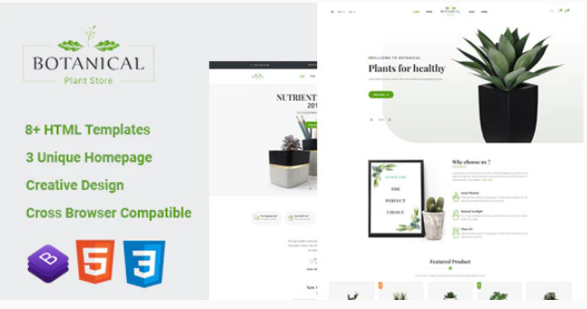 Botanical - HTML5 Ecommerce Template