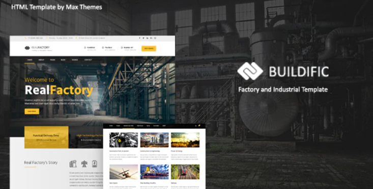 Buildific - Factory and Industrial HTML Template