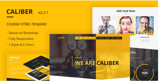 Caliber - Creative Multi Purpose HTML Template