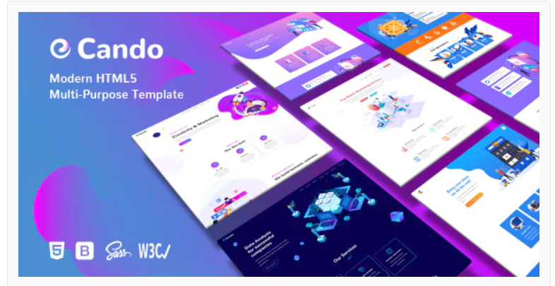 Cando - Creative Multi-Purpose HTML Template