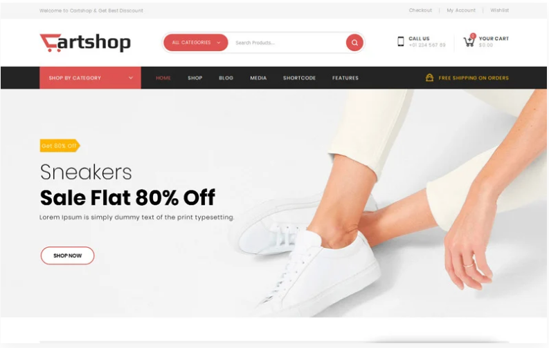 CartShop - Multipurpose Store WooCommerce Theme