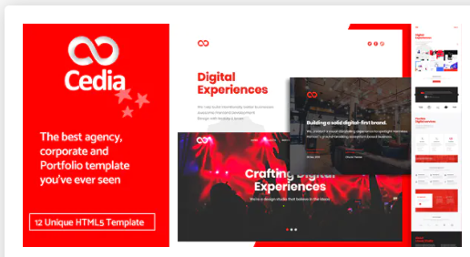Cedia - Creative Agency, Corporate and Portfolio Multi-purpose Template
