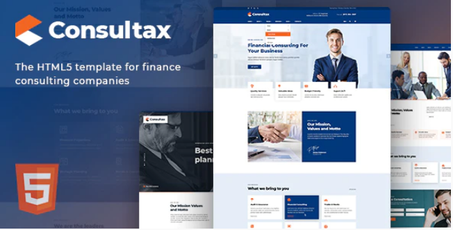 Consultax - Financial & Consulting HTML5 Template