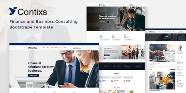 Contixs - Business Consulting HTML Template
