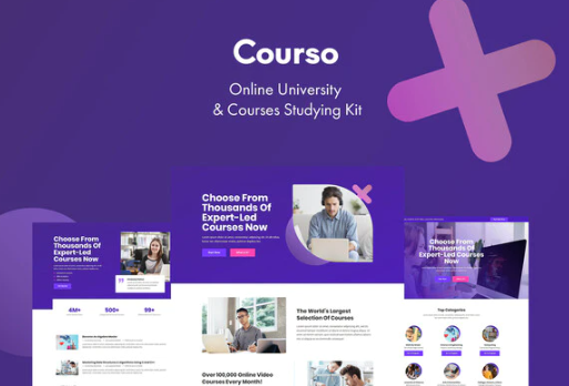 Product Image - Courso – Online University & Courses Elementor Template Kit
