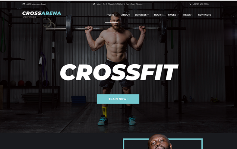 Product Image - Cross Arena – Crossfit Studio Elementor WordPress Theme