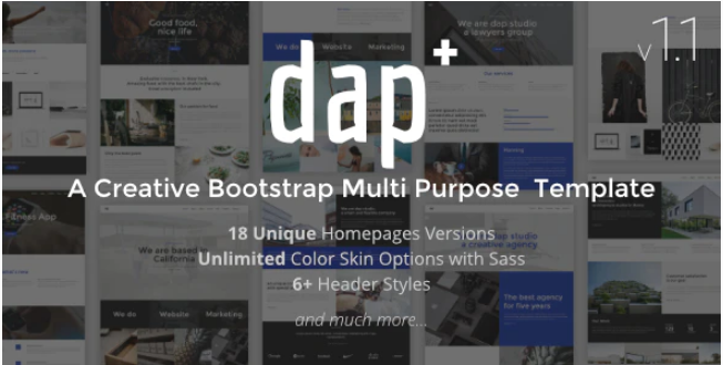 Dap - Creative MultiPurpose HTML Template