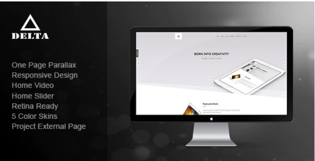 Delta - Responsive One Page Parallax Template