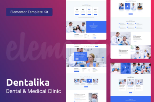 Dentalika — Dental Clinic & Medical Health Elementor Template Kit