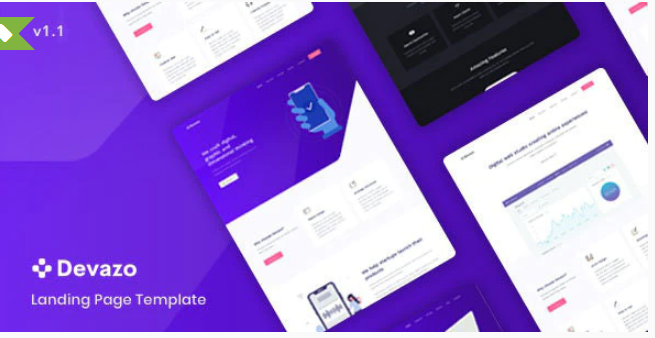 Devazo - Landing Page Template
