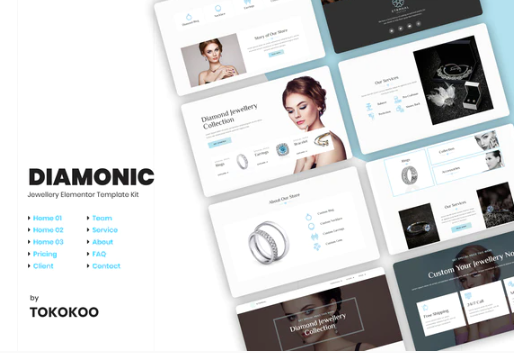 Diamonic | Jewellery Elementor Template Kit