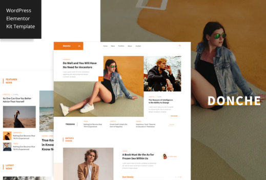 Donche - News & Magazine Template Kit