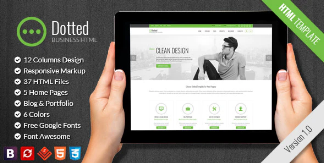 Dotted - Business & Corporate HTML Template