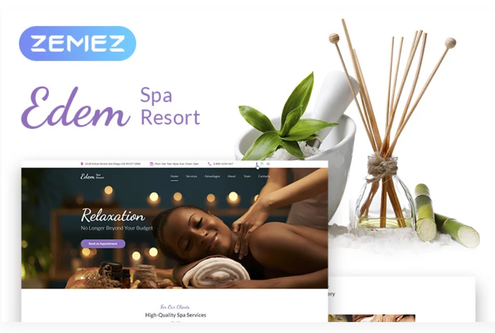 Product Image - Edem – Sophisticated Beauty Salon WordPress Theme