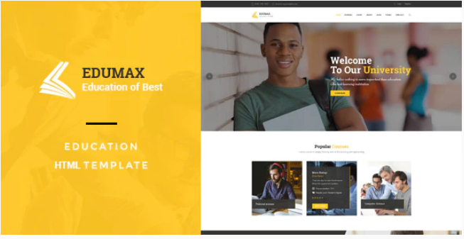 EduMax : Education & Courses HTML Template