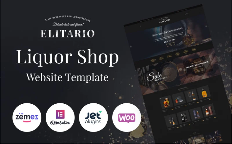 Product Image - Elitario – Liquor Store WooCommerce Theme 1.0.0 Product Image - Elitario – Liquor Store WooCommerce Theme 1.0.0