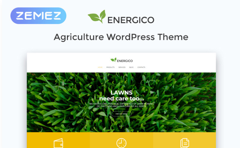 Energico - Agriculture Multipurpose Modern Elementor WordPress Theme