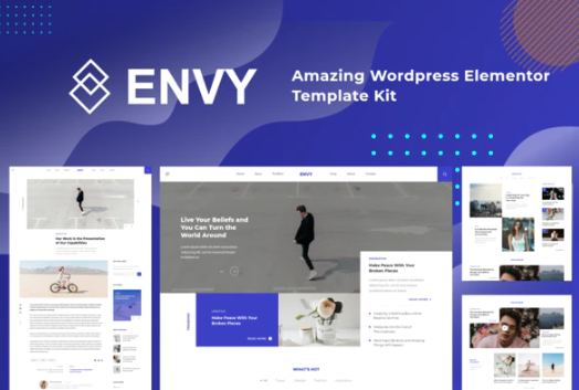 Envy - Elementor Template Kit News Magazine