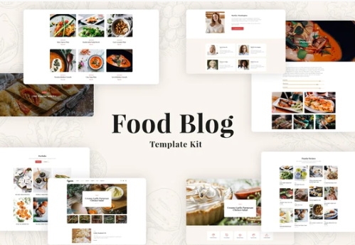Especio - Food Blog Elementor Template Kit