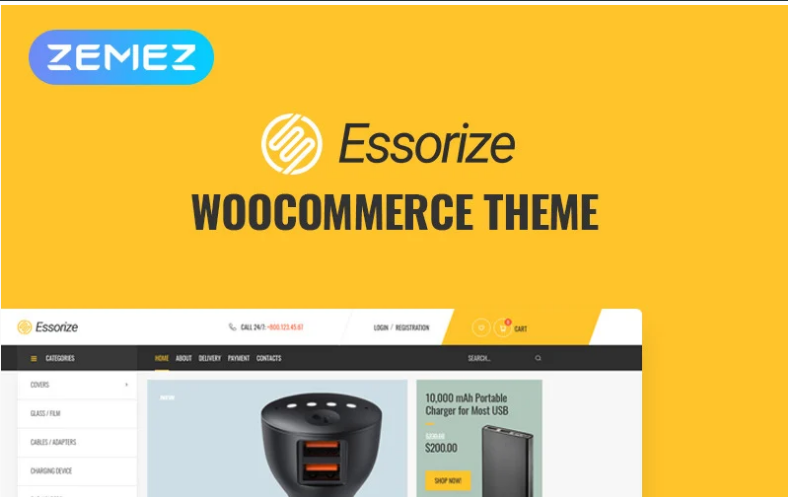 Product Image - Essorize – Electronics ECommerce Classic Elementor WooCommerce Theme