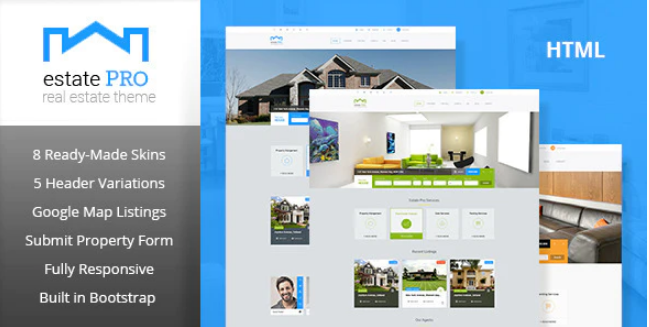 Estate Pro - Responsive HTML Template