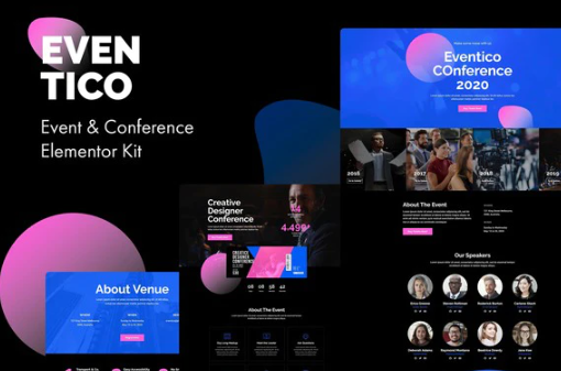 Eventico - Event & Conference Elementor Kit