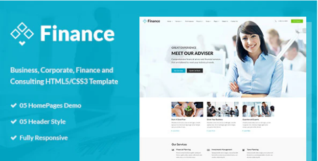 Finance - Business & Financial HTML5 Template