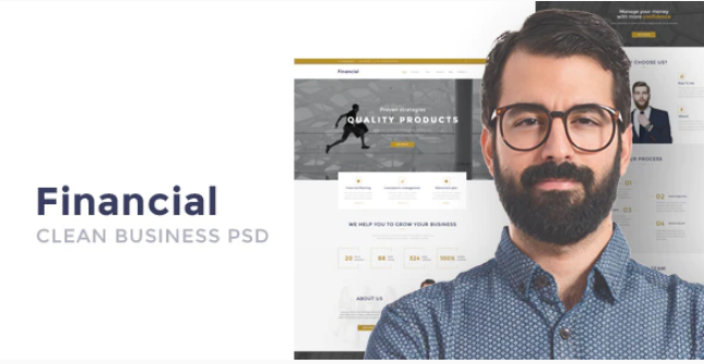 Financial - Clean Business HTML Template