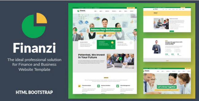 Finanzi - Finance and Business HTML Template