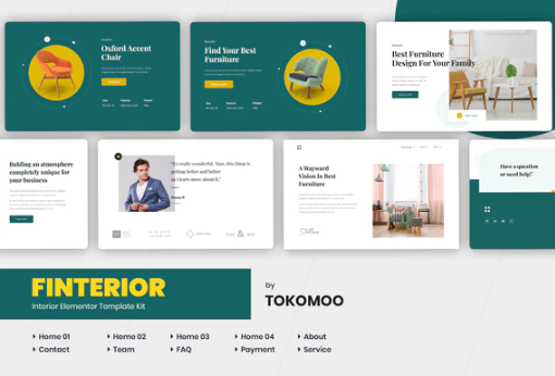 Finterior | Interior Elementor Template Kit