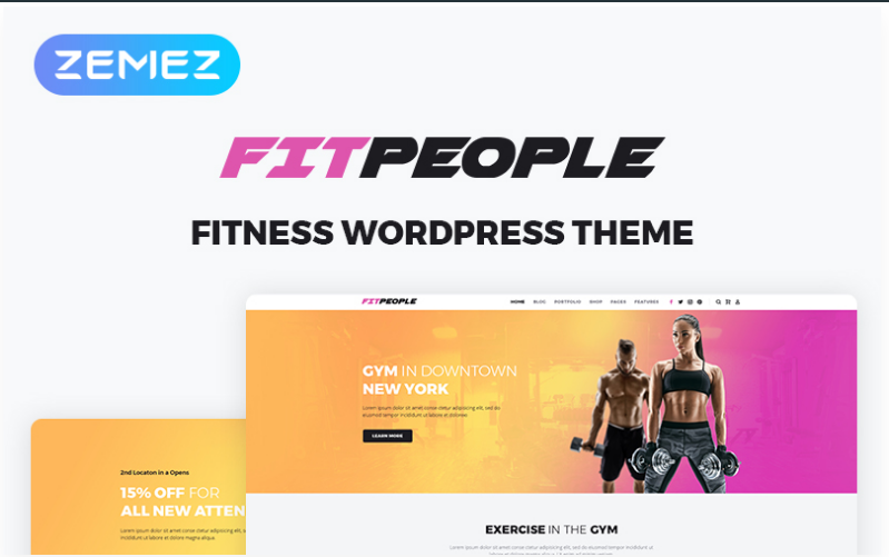 Product Image - FitPeople – Fitness Elementor WordPress Theme