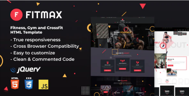 Fitmax | Fitness and Crossfit HTML Template