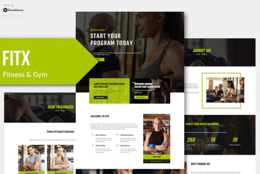 Fitx - Fitness & Gym Template Kit