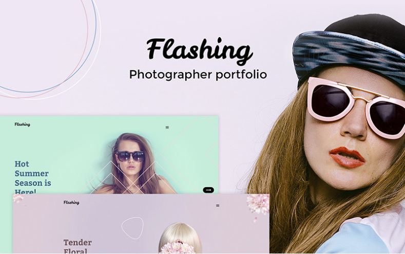 Flashing - Photographer Portfolio WordPress Theme