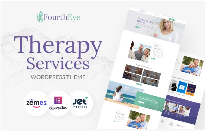 Product Image - FourthEye – Therapy Services Multipurpose Classic Elementor WordPress Theme