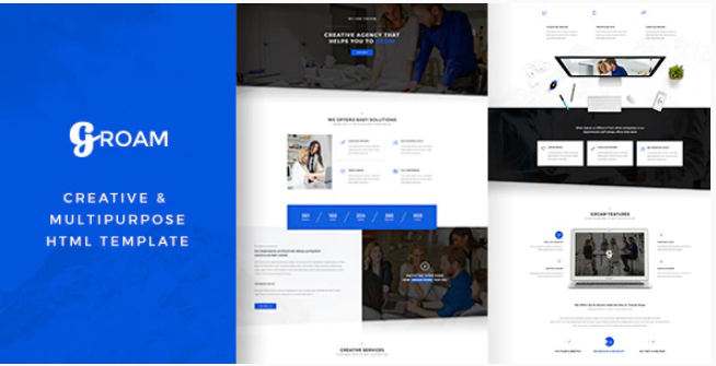 GROAM - Multipurpose HTML Template