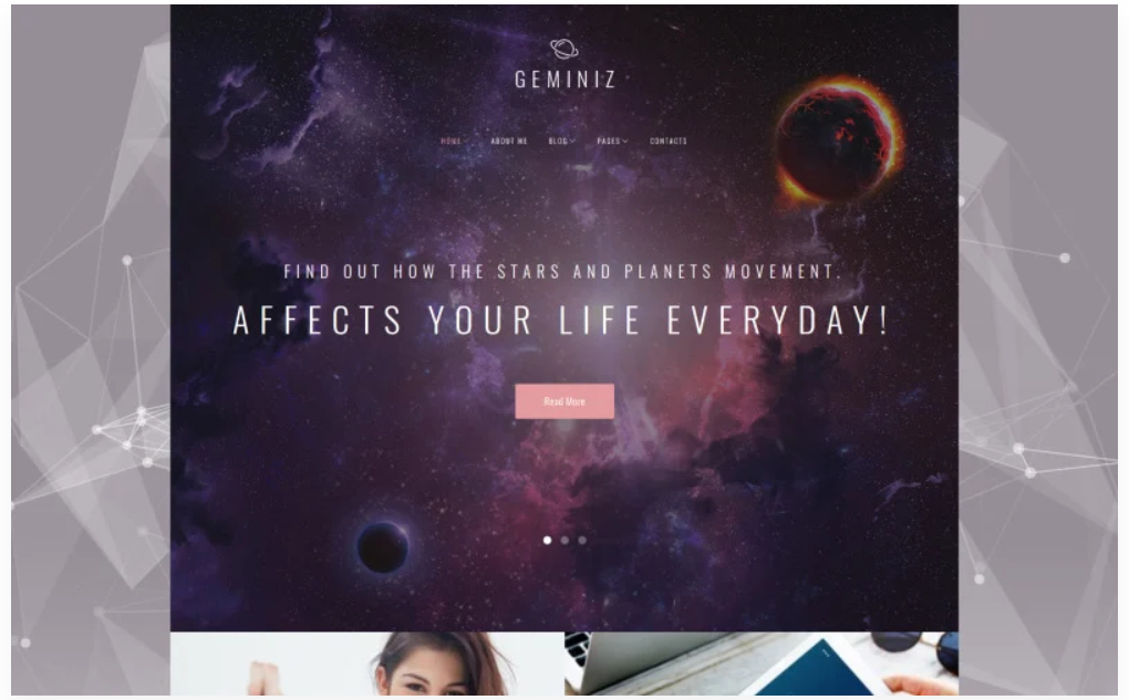 Geminiz - Astrology Blog WordPress Theme