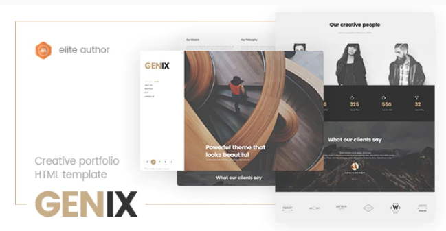 Genix - Creative Portfolio HTML5 Template