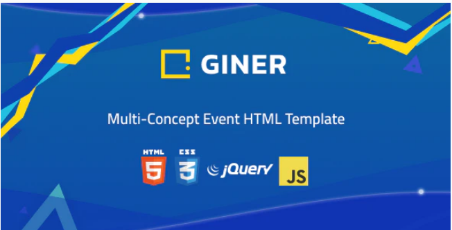 Giner | Multi-Concept Event HTML Template