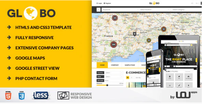 Globo - Directory & Listings HTML Template