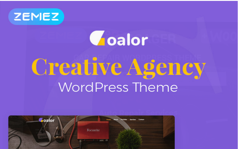 Goalor - Creative Agency Multipurpose Modern Elementor WordPress Theme
