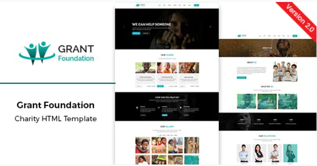 Grant Foundation – Nonprofit Charity HTML Template — Website Template by ThemeForest