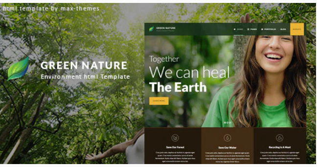 Green Nature - Environmental HTML Template