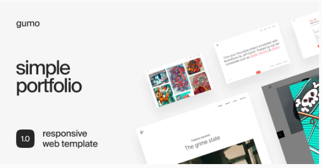 Gumo – Simple Portfolio Template